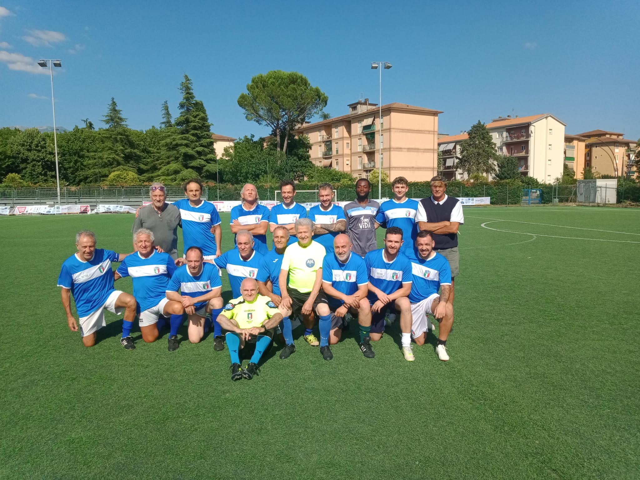 La Nazionale OLD Italia vince il Memorial Marcello Alberici- Adriano Ciaramelletti per 5 a 3