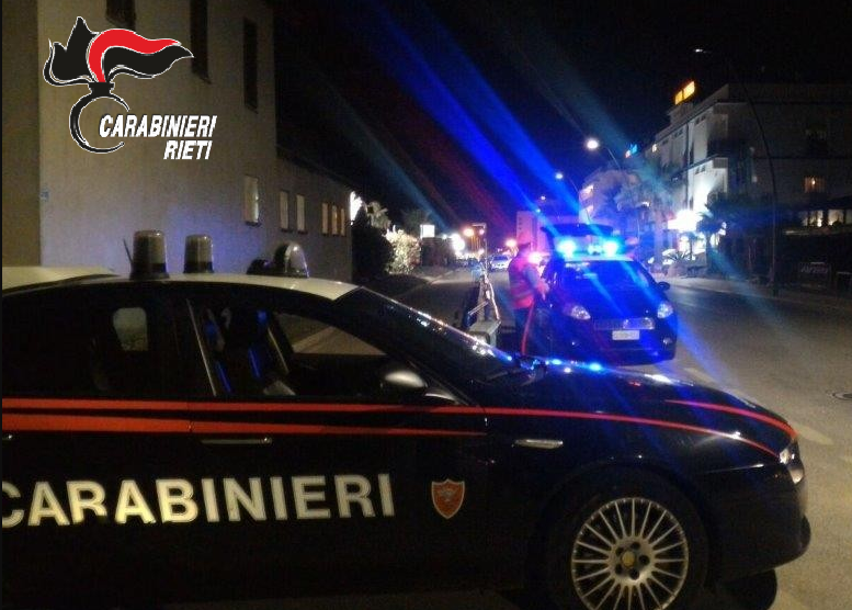 RIETI: DENUNCIATE DUE PERSONE PER GUIDA IN STATO DI EBBREZZA